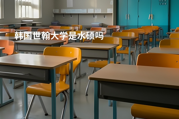 韩国世翰大学是水硕吗