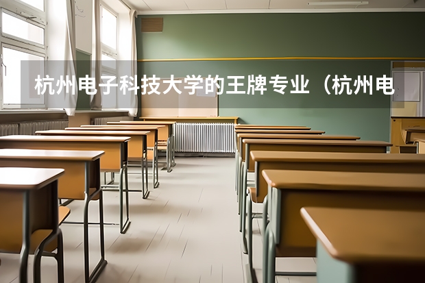 杭州电子科技大学的王牌专业（杭州电子科技大学法学排名第几）