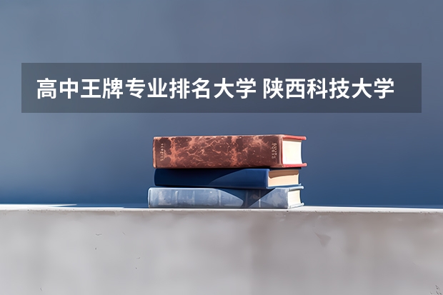高中王牌专业排名大学 陕西科技大学王牌专业排名