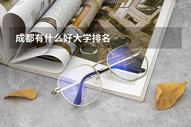 成都有什么好大学排名