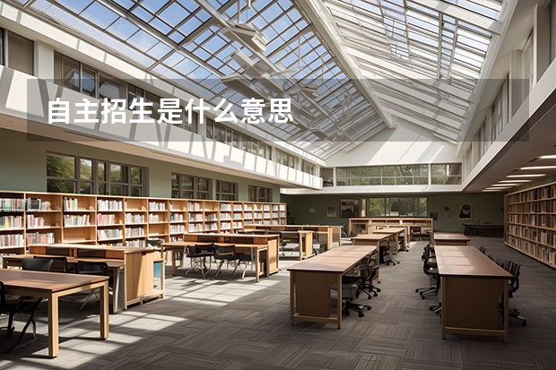 自主招生是什么意思