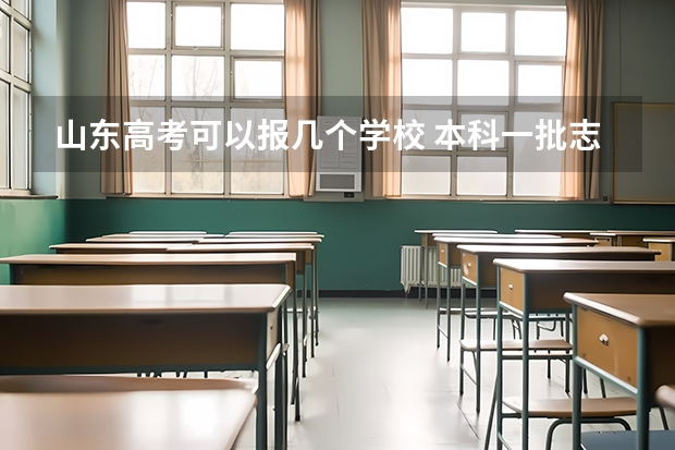 山东高考可以报几个学校 本科一批志愿填报能填几个？