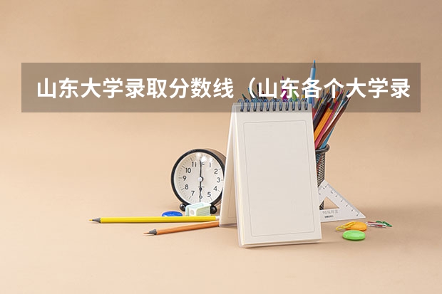 山东大学录取分数线（山东各个大学录取分数线）