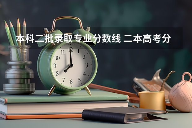 本科二批录取专业分数线 二本高考分数线