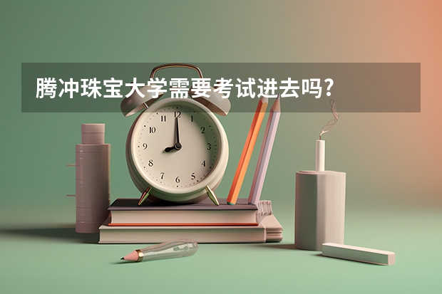 腾冲珠宝大学需要考试进去吗?