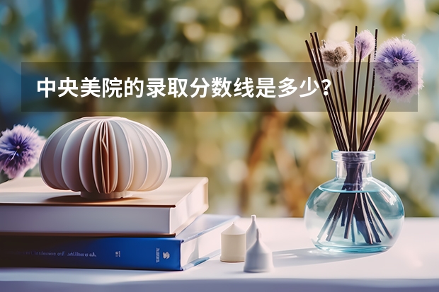 中央美院的录取分数线是多少？