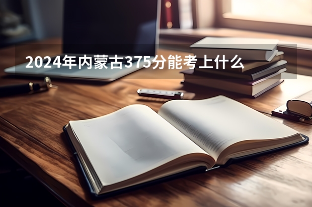 2024年内蒙古375分能考上什么大学?