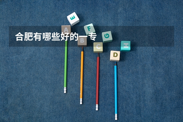 合肥有哪些好的一专