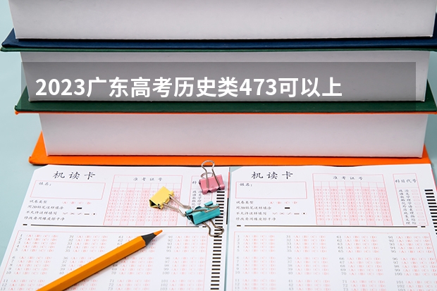 2023广东高考历史类473可以上什么大学