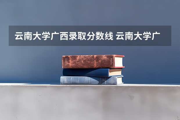 云南大学广西录取分数线 云南大学广西招生人数